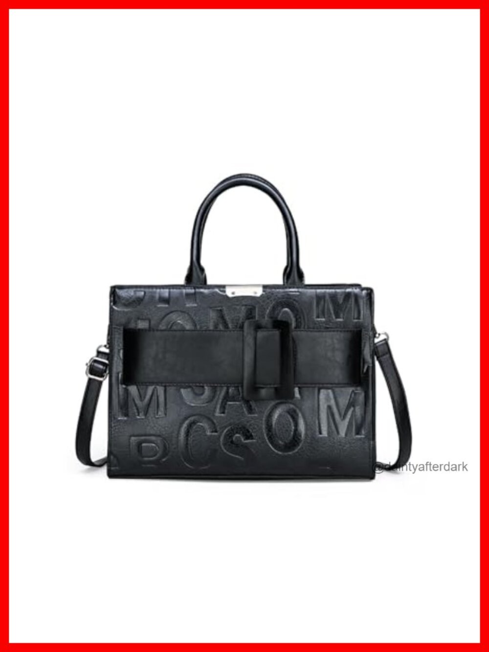 Women Crocodile Pattern Satchel Handbag Tote Set 3 Pcs PU Faux Leather